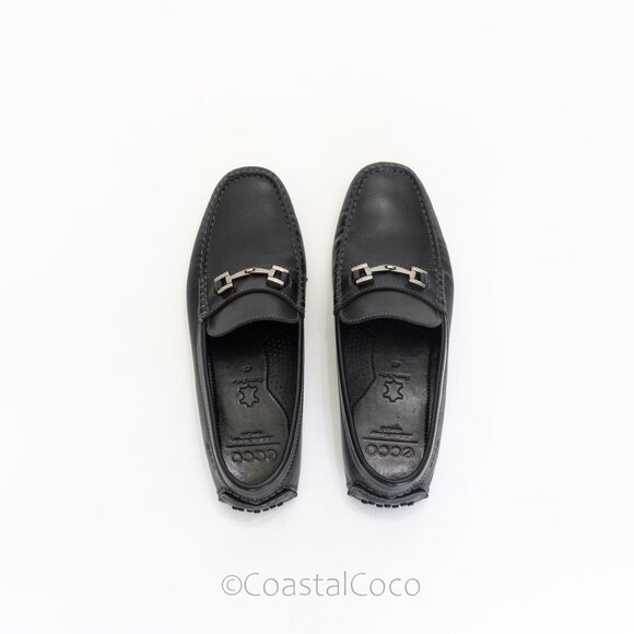 ECCO Men's Black Leather Loafer US 11/EU 45 Moccasin Classic Office Dress Shoes - Picture 7 of 10
